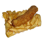 Large Battered Sausage 